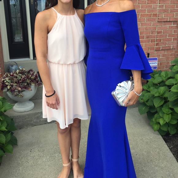 Vince Camuto Blue Gown 💙💙 - Picture 6 of 7